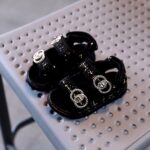 Unisex Black Sparkly Sandals