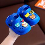 Unisex Blue Toddler Shoes with Decorative Charms