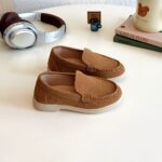 Unisex Brown Casual Loafers