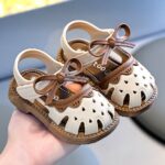 Unisex Cream Cutout Casual Shoes