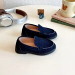 Unisex Navy Blue Loafers